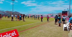 Digicel Cup 2021 Grand Final Day today! 🏆💪🏾Curtain Raiser game between the UPNG Pythons vs UniTech Spartans. Full time score Pythons 19 - 14 Spartans. #DigicelCup2021 #GrandFinal | Digicel