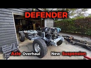 New Suspension and Tidy Axles For The Defender!