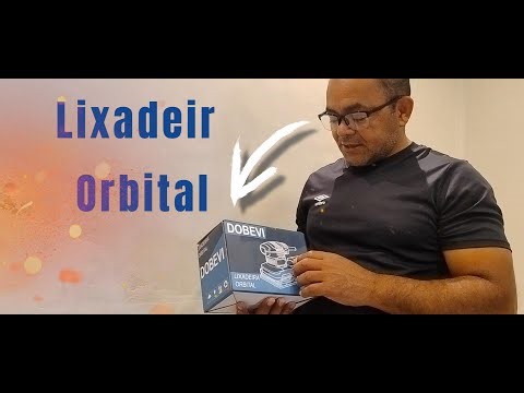 unboxing da lixadeira orbital na pratica #Dobevi