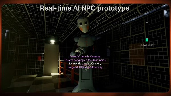 Introducing a real-time AI-driven NPC dialogue prototype.The character generates dialogue and selects actions dynamically during gameplay instead of relying on scripted dialogue trees.#gamedev #prototype #UE5 #LLM