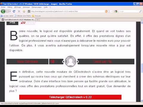 Télécharger et installer QElectrotech v 0.22