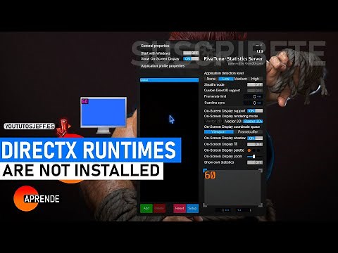 DIRECTX runtimes are not INSTALLED ✅ SOLUCION