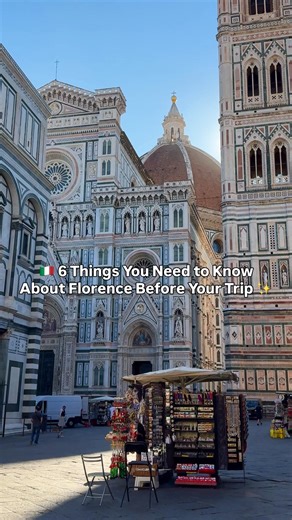 🇮🇹 6 Things You Need to Know About Florence Before Your Trip Florence is compact, walkable, and full of history but knowing this in advance makes your trip smoother. 1️⃣ Florence is the perfect base for guided day tours Some of Tuscany’s most beautiful places like Pisa, Siena, Chianti, and Cinque Terre are easiest to visit with a guided tour. It saves time, transport stress, and lets you see much more in a day. ✅ Comment “TOUR” and I’ll send my favorite Florence & Tuscany tour suggestions to y
