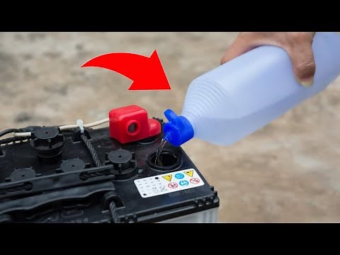 How to Repair 12V Battery | Lead acid battery Restoration | Distilled water