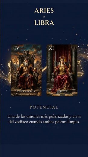 Compatibilidad Aries y Libra · Amor · Tarot