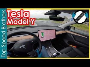 Tesla Model Y Performance (2023) Drift | AUTOBAHN [NO SPEED LIMIT] POV TOP SPEED 🚀