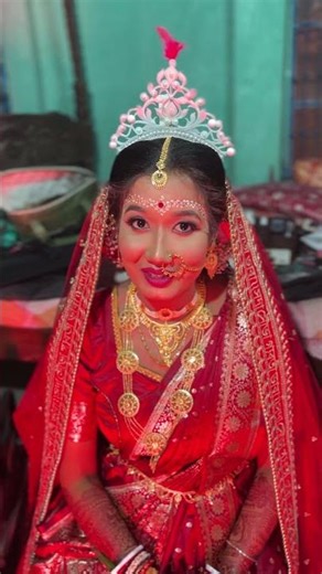 Real bride #bridelmakup #shorts #art