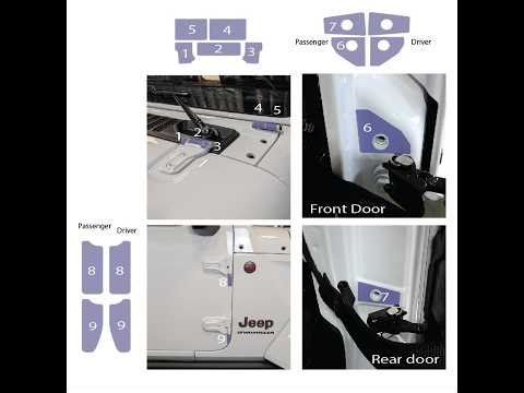 Extended Hinge Paint Protection Kit Installation