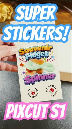 Make Custom Stickers in Minutes: Liene PixCut S1 Projects! 💯🔥