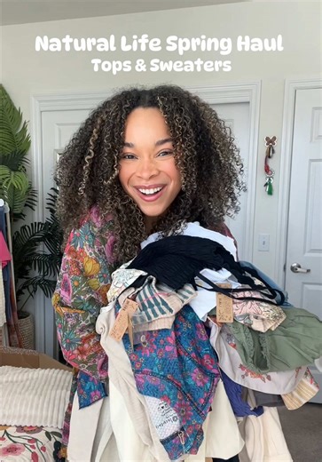 Spring Fashion Haul: Tops & Sweaters from Natural Life