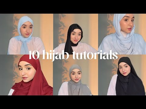 Easy hijab styles tutorials 💗🧕🏻