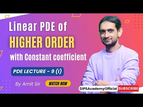 Linear PDE of Higher Order with Constant coefficient | PDE Lecture 09 (I) | GATE | CSIR NET Math