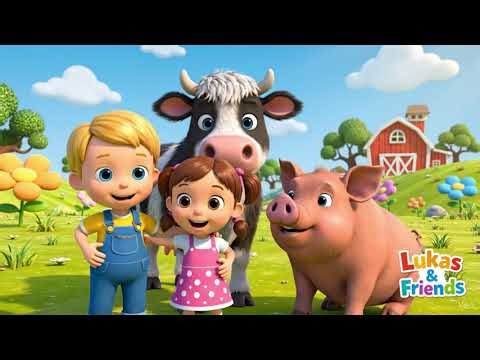 Moo Moo Cows at the Farm – Lukas & Friends | Fun Nursery Rhyme for Kids