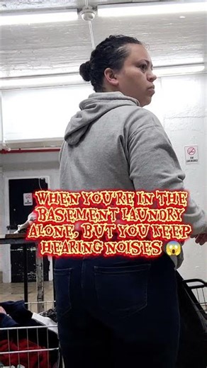 Scary laundry room 🧺 #laundry #scaryshorts #shortsfeed #youtubeshorts #scary