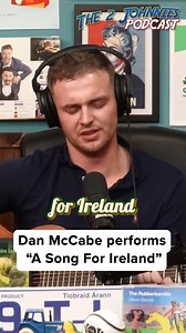 For the weekend that’s in it. Dan McCabe joined us on Ep.367 of the podcast and performed the song that put him on the map. Enjoy wherever you're listening across the world! #ireland #stpatricksday #StPatricksDay2025 #stpaddysday #patricksday #irish @danmccabemusic | The 2 Johnnies