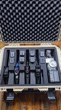 GLARY Airsoft Pistol Case Setup | Compact, Tactical & Ready ASMR