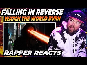 RAPPER REACTS to Falling In Reverse - "Watch The World Burn"