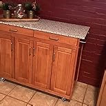Homestyles Create-a-Cart Cottage Oak Mobile Kitchen Cart with Stainless Steel Top