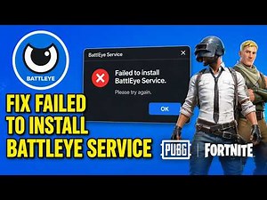 How To Fix Failed To Install Battleye Service In PUBG And Fortnite