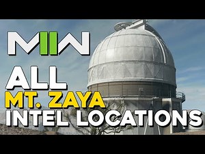 Call Of Duty 2022 Modern Warfare 2 All Mt Zaya Intel Locations