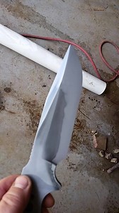 Hamon on some w2 A huge shout out to my boy Joey Cordova for some tips on how to perfect the hamon. Thanks bro!! #youarethebest | D Tope knives LLC