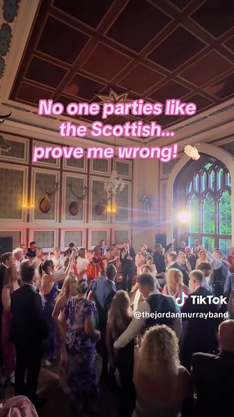 The Proclaimers at a Scottish Castle Wedding Celebration