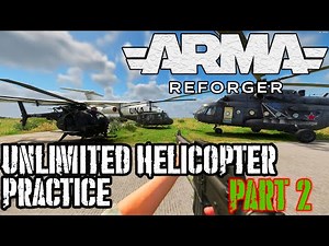 Unlimited Helicopter Practice in Arma Reforger #armareforger #gaming #helicopter