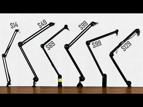 $14 vs. $130 Microphone Boom Arm - Which Microphone Arm Stand Is Best For Your Setup?!