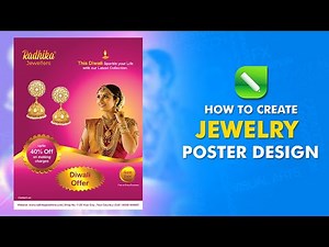 How to create Jewelry Poster Design