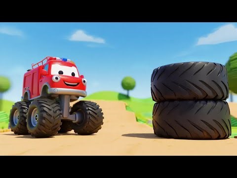 Vehicle Songs for Kids | Conquering Obstacles Adventure!