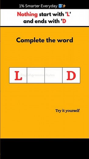📚🧩 Learn English with Fun Word Puzzles ✨🔠 #english