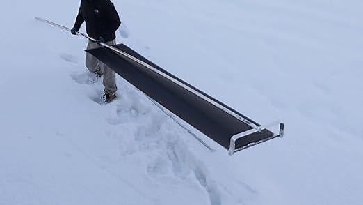 Roof Rake Setup and Use is a Snap Simple Roof Snow Removal