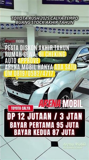 TEBUS MURAH TOYOTA CALYA 2025 / Hub Marketing 081905824717
