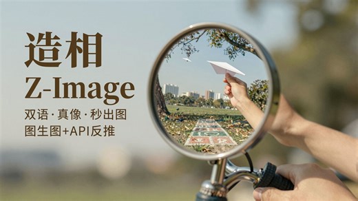 AI 洗图黑科技！Z-Image 图生图 基础流+免费API图像反推， 降噪万能公式｜横竖版随便切！搭配controlnet效果更佳哦！