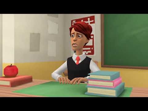 Caillou steals his teachers car and gets arrested