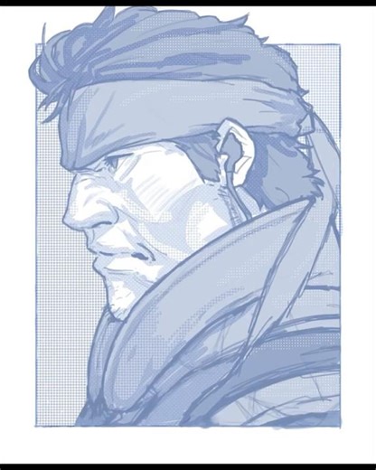 Solid Snake #sketch #drawing #art #metalgearsolid #yojishinkawa