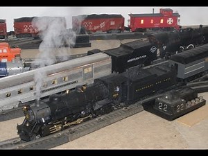 Joe's S scale American Flyer B&O Mikado with a Deger smoke unit, May 15, 2019