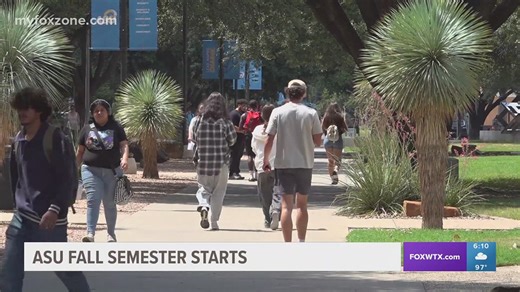 New students step Angelo State University campus as fall semester kicks off
