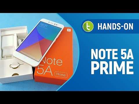 Xiaomi Redmi Note 5A Prime: unboxing and first impressions | TudoCelular.com