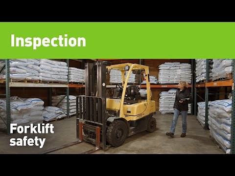 Forklift safety | Inspection