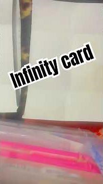 Making infinity card 🎴￼