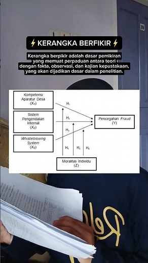 INI DIA CARA MEMBUAT KERANGKA BERFIKIR SKRIPSI