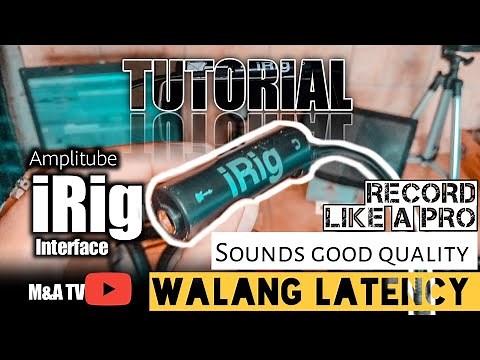 How to record using irig | no latency, without using Bandlab or any recording apps |