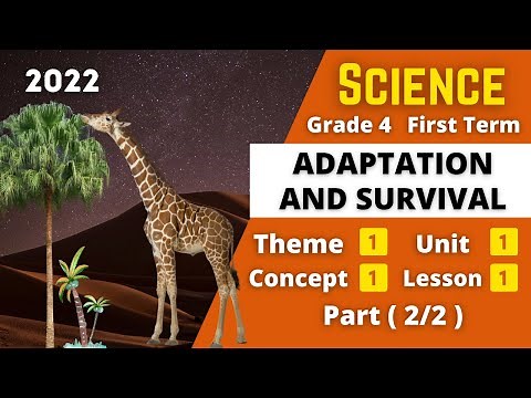 SCIENCE | Grade 4 | Adaptation and Survival #2 | Unit 1 - Concept 1 - Lesson 1