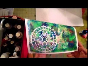 Homemade Gelatin Plate