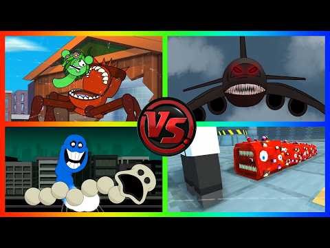 Infected Sky vs Train Eater vs Sprunki Eater vs Big Worm vs Hungry Snake – Coffin Dance Tiles Hop