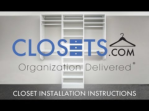closets.com installation instructions