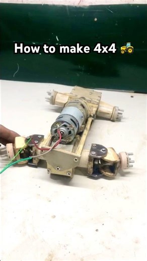 4x4 tractor kaise bnaye or how to make tractor lift work done by your help#treandingshort #diy