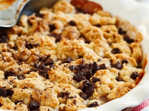 Crumble poires - chocolat