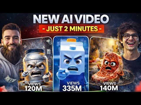 Viral Fruit Animation AI Video Kaise Banaye ? Use Free Al Tools ( A To Z AI ) 🤫 Just 2 Minutes